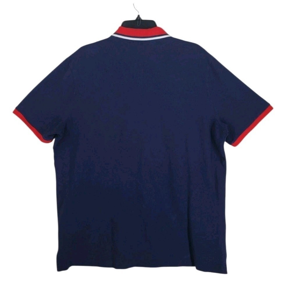 Ralph Lauren Polo Shirt Mens XL Blue Red USA Flag NY Supply Co Patriotic SS - Picture 8 of 8